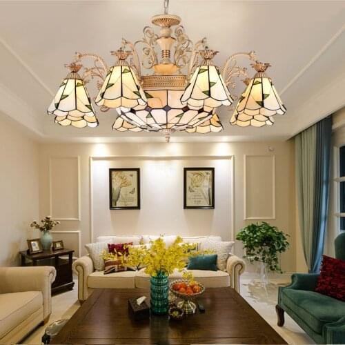 LED Occidentall Plated Pendant Lighting 90-260V Indoor Lighting Hanging Lamp Bedroom Living Room Restaurant Luster Pendant Lamps