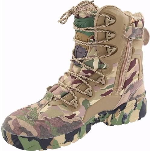 High Quality Outdoor Desert Spider Tactical Boots Special Forces Military Boots Outdoor Camouflage Hiking Shoes 2020 Zapato