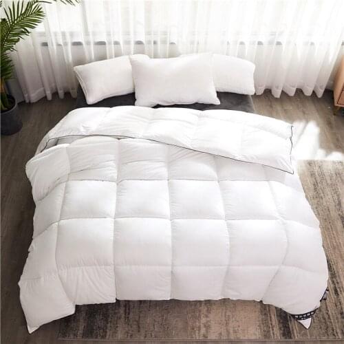 Winter Thicked 95 % White Goose Down Quilt Duvets Thickening Winter Comforters 100% Cotton Cover King Queen Twin Full Size