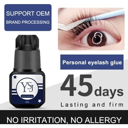 1pcs Eyelashes Extension Glue Long Lasting Grafting Lashes Glue Quick Drying Adhesive Black Glue No Irritant Makeup 5ml