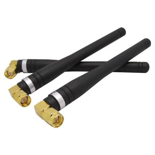 100pcs/lot high performance 868MHz RF Wireless Elbow Rod Rubber Antenna SW868-WT100