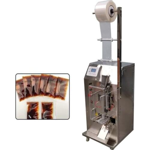 110V 220V Automatic Three-Side Sealing Liquid Filling Sauce Chili Oil Packaging Machinery