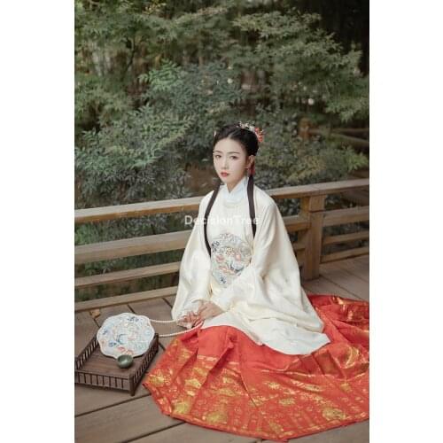 2021 ancient chinese costume hanfu clothes women retro ming dynasty princess festival outfit folk dance clothes oriental costume