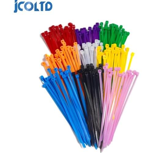 3*100mm 100pcs Strong Plastic Cable Tie With Self-Locking Nylon Cable Ties International Standards