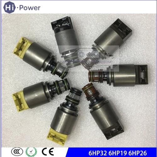 100% work 6HP32 6HP19 6HP26 Auto Transmission Shift Solenoids Kit Set for BMW X5 X3 Audi Q7 A6 A8 Ford Jaguar 1068298045