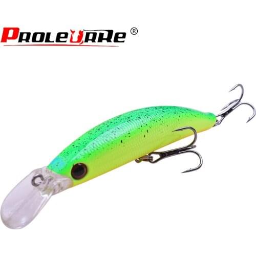 1Pcs Minnow Fishing Lure Wobblers Artificial Hard Bait Crankbait 100mm 9g Swimbaits with 6# Treble Hooks Isca Fishing Tackle