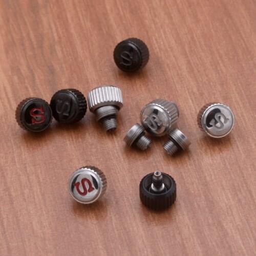 Seiko mod Watch Crown nh35 crown Engraved Signed 'S' Mod for Seiko SKX007 SKX009 SKX013 SPRD for 7s26 4R36 nh36 nh35 Movement