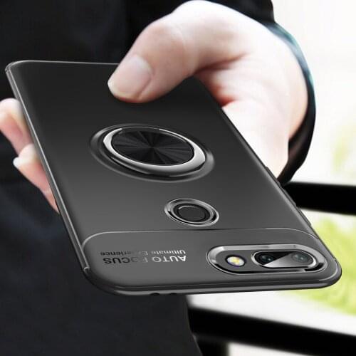 Cover For Huawei Honor 10 Lite Case 360 Protection Soft Silicone Car Holder Magnetic Honor 9i Phone Cases For Honor 10 Lite Capa