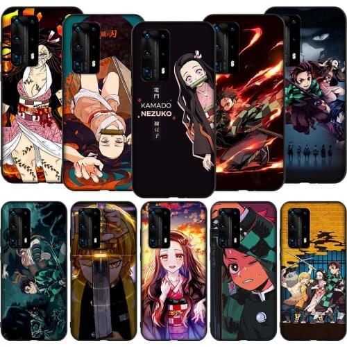 T51 Demon Slayer Kimetsu No Yaiba Case for Huawei Mate Nova 2 2i 3 3i 4E 5 5i 5T Smart 6 7 10 20 30 SE P Smart Pro Lite 2019