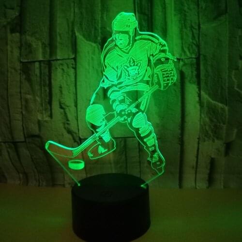 Ice Player Colorful 3d Night Light Colorful Touch Creative Usb Colorful Color Led Light Christmas Tree Decorations 3d Led Lamp