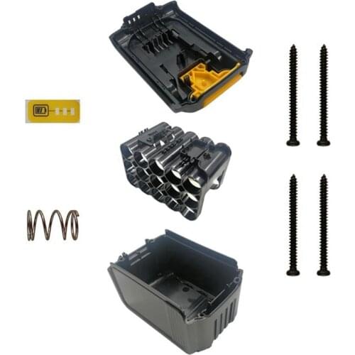 DCB200 15X18650 Li-Ion Battery Plastic Case Housing for DeWalt 18V 20V DCB203 DCB204