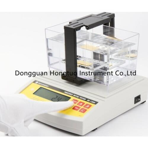 DE-120K Gold Purity Analyzer Gold And Silver Testing Machine 0.001g/cm3 With Best Quality