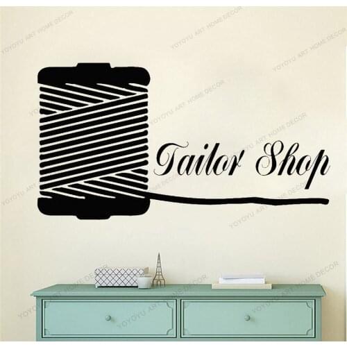 Atelier decor,sewing studio, tailor,kitchen wall stickers Wall Decal, kids wall sticker Window Sticker,Handmade yw-708