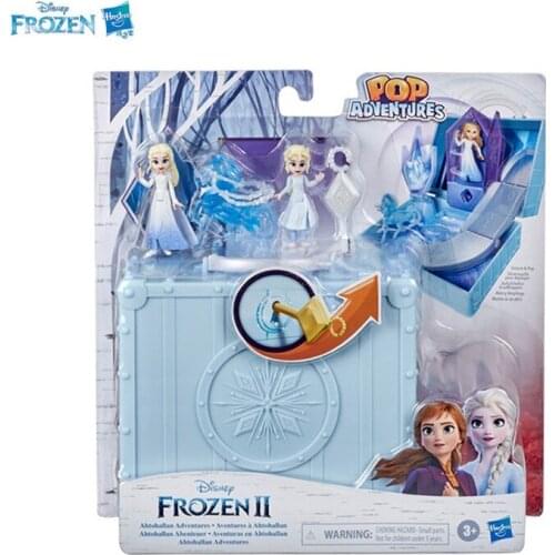 Hasbro Frozen 2 Princess Magic Elsa Luxury Palace Figurine Anime Dolls PVC Action Figure Model Toy Kids Gift