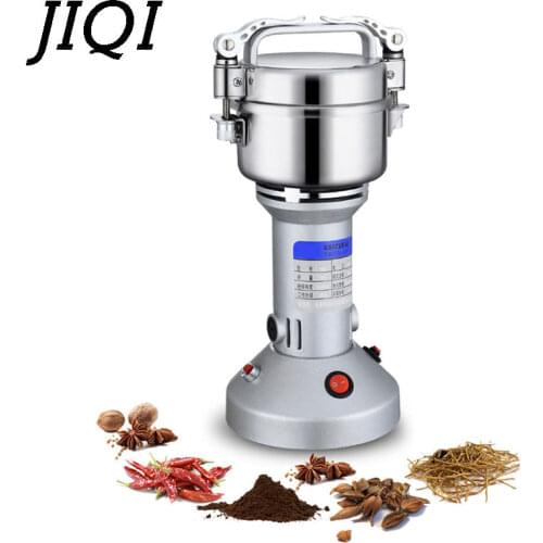 JIQI 150g Electric Herb Powder Mill Grains Spices Cereals Coffee Crusher Dry Food Grinder Machine high speed 220V EU plug