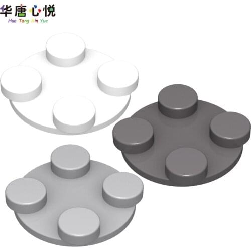 MOC 3679 High-Tech 2x2 Turntable Normal Board Accessory Set 20PCS Brick Building Blocks Gift DIY Educational Toys City Model Toy