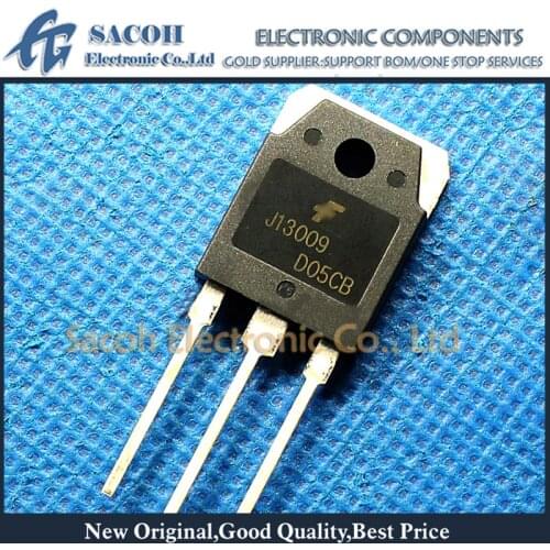 New original 10PCS/Lot J13009 FJA13009 or E13009L MJE13009L 13009 TO-3P 12A 700V NPN Silicon Transistor
