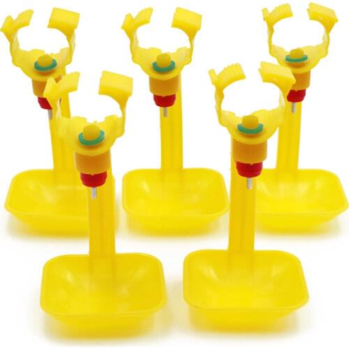40 PC Chicken Drinking Fountain Hanging Cup Ball Nipple Drinkers Chicken Quail 25mm Pipe Automatic Nipple Waterer Equip Chicken