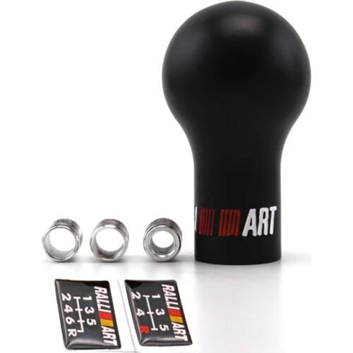 RALLIART 5/6 Speed Resin Gear Shift Knob Racing Shifter Lever Knob for Mitsubishi etc