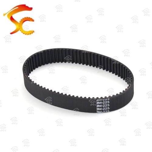 10PCS/LOT HTD 3M Timing Belt 3M 255 length 255mm Teeth 85 closed loop rubber Drive Belt width 9mm 255-3M-9mm