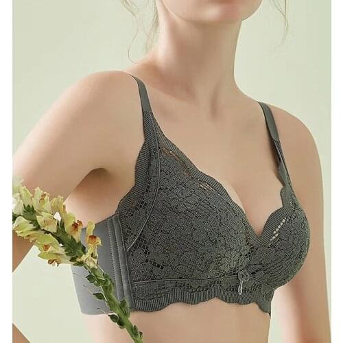 Sexy Women Bra Lace bra Lingerie Push Up Bralette with thickened breast pad without steel ring underwear Brassiere