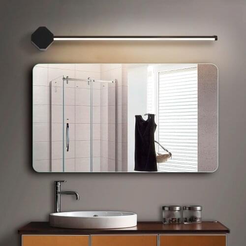 Modern Mirror Front Light Bathroom Light led White / Black Bathroom Dresser Toilet Mirror Cabinet Makeup Lamp Bedside Wall Lamp