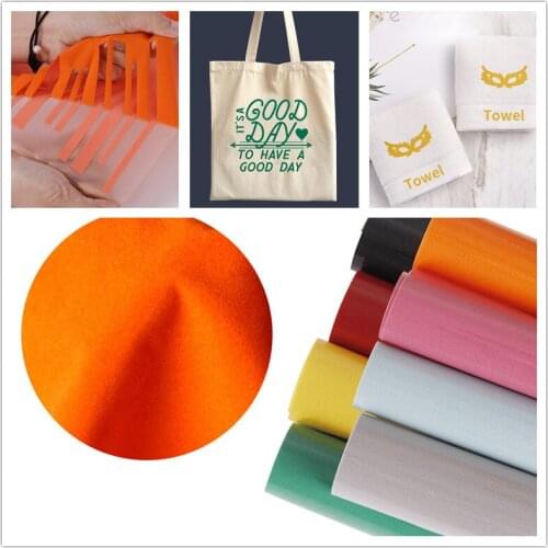 SUNICE Flock DIY Heat Transfer Vinyl Film Hat Decoration Ironing Paper Art Fathers Day Handmade Gift 5Sheet Same Color A4 Pack