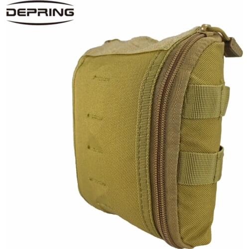 Tactical Molle System First Aid EMT Pouch Medical Pouch Bag Outdoor Utility Pack Belt Accessory Bag for Camping