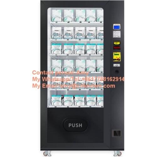 Hot sale intelligent contactless mask vending machine automatic cup noodle vending machine free shipping by sea