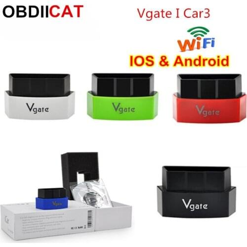 Vgate iCar3 ELM 327 V2.1 OBD2 Bluetooth 3.0 WIFI Scanner For Android/IOS obd 2 Car Diagnostic Auto tool ELM327 Scaner Automotivo