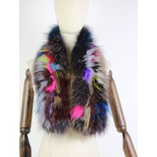 New 100% Hign End Real fox fur collar Woman luxury comfortable real fox fur scarf Lady Elegant real fox fur collar free shipping