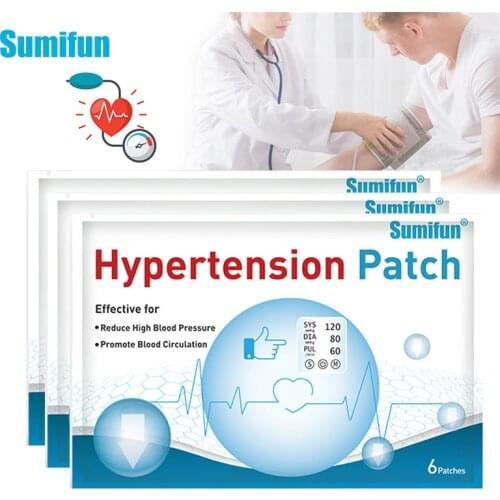 120pcs Anti Hypertension Patch Control Blood Pressure Clean Blood Vessel Herbal Extract Stickers Health Care Medical Plaster