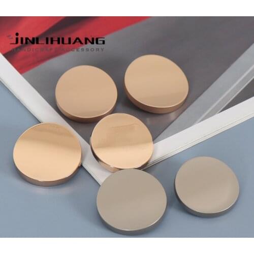 5pcs/lot Metal Shank Sewing Buttons Gold Buckles for Craft Alloy Button for Clothing Diy Manualidades Accessories Decorative