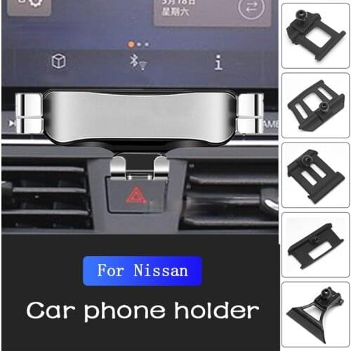 Car Mobile Phone Holder GPS Bracket For Nissan Qashqai X-Trail Kicks Murano Bluebird Tiida Teana Terra Patrol Sylphy Sentra