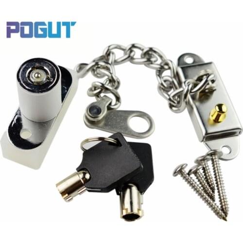 Stainless Steel Chain Bolt Safety Chain Hotel Security Chain Latch Decorative Hardware Door Lock