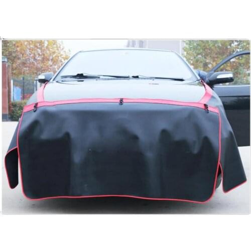 CHIZIYO 3PCS Black Car Fender Covers Protect Paintwork Magnetic Wing Cover Fender Bonnet Paint Auto Repair Tool