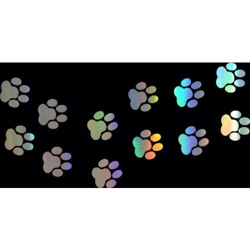 Dawasaru Lovely Animal Cat Paw Prints Car Stickers Autos Styling Waterproof Decals Windows Motorcycle Accessories PVC,18cm*15cm