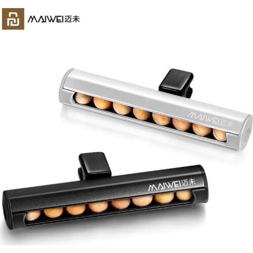 Youpin Maiwei Car Holder Incense Ball Natural Sandalwood Sachets Aromatic Wardrobe Aromatherapy Ball Healthy For Baby Children