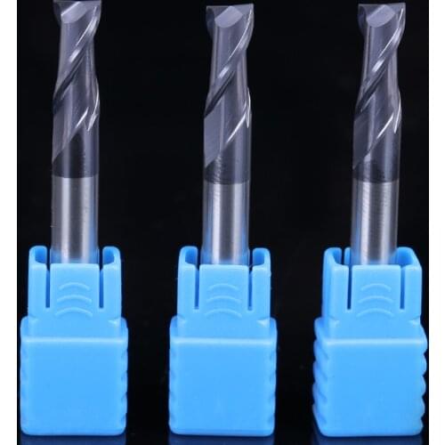 ZGT 1PC CNC Milling Tools Metal Alloy Carbide Tungsten Steel Milling Cutter End Mill HRC50 2 Flute Endmill 10mm 12mm 16mm 20mm