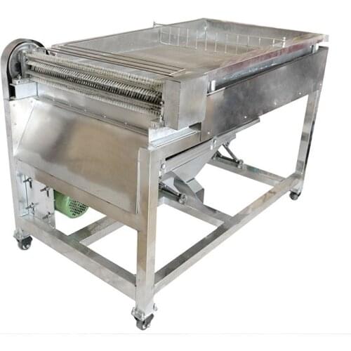 KN-LD 200 kg/h Industrial Vertical Stainless Steel Electric Beans Peeling Machine Edamame With Double-layer Filter