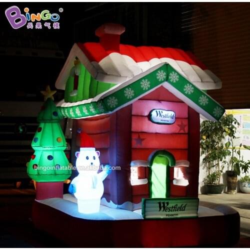 Personalized 2.4x2.4x2.6 meters christmas inflatable house / inflatable decoration christmas / christmas yard inflatables toys