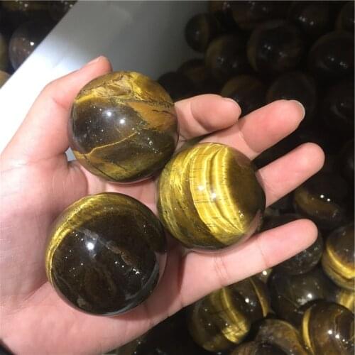 Wholesale polished tiger eye stone ball stone sphere for home decor