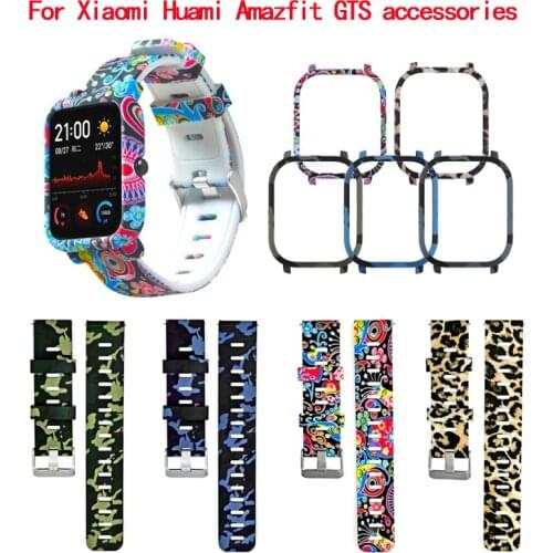 Strap for Amazfit GTS Watch Band Bracelet + Protective Case Cover Bumper For Xiaomi Huami Amazfit GTS Smart Watch accessories