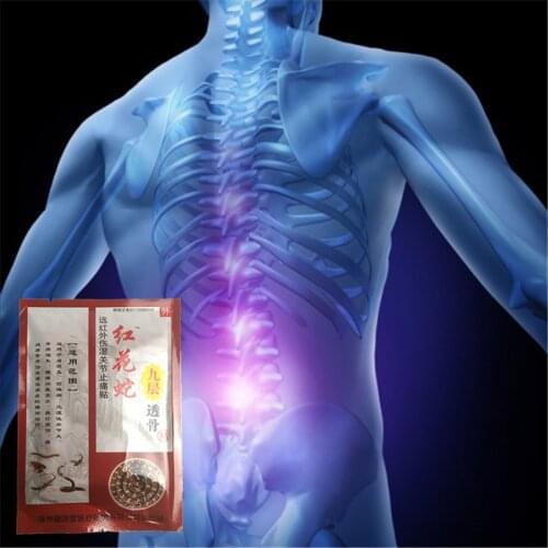 Cervical spondylosis Analgesic Plaster Carthamus tinctorius Snake Plasters shoulder periarthritis Lumbar and leg Pain Relief her