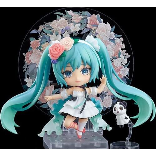 Spot Anime original Hatsune Miku GSC Nendoroid MIKU WITH YOU 2019 ver. Figure Model Dolls Cute Decoration Collection Toy