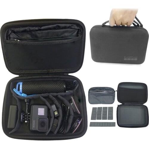 TUYU GoPro Waterproof Storage Case Box Portable Protective Shockproof For Gopro Hero8 7 6 5 xiaomi Yi Action Camera & Accessorie