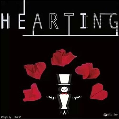 Hearting By Way & HimitsuMagic Magic Tricks Magic Props Close up Magic For Lover Street Magia Card Gimmick Illusions Funny