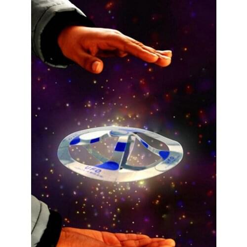Magic Trick Toys Hot Sale Mystery UFO Floating Flying Saucer Magic Flying Saucer Disc / Outdoor Toy