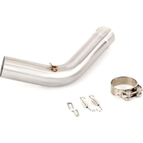 Motorcycle Exhaust Middle Link Pipe Middle Tube Connection Escape Moto Slip On For Kawasaki Versys 1000 KLZ1000 2019 2020 Years