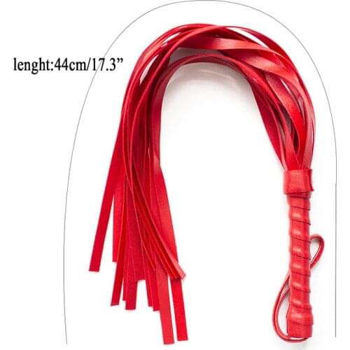 2Pcs/set PU Leather Erotic Handcuffs Ankle Cuff Restraints With Whip BDSM Bondage Slave Sex Toys For Couple Adult Game Flogger